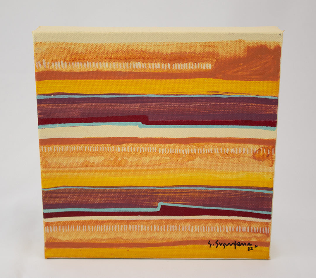 New Mexico Landscape Painting by Sheryl Susankewa, Hopi