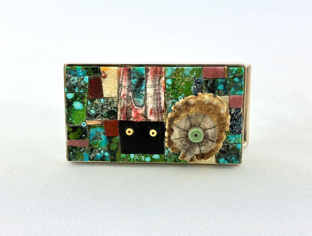 Buckle by Raymond Sequaptewa, Hopi