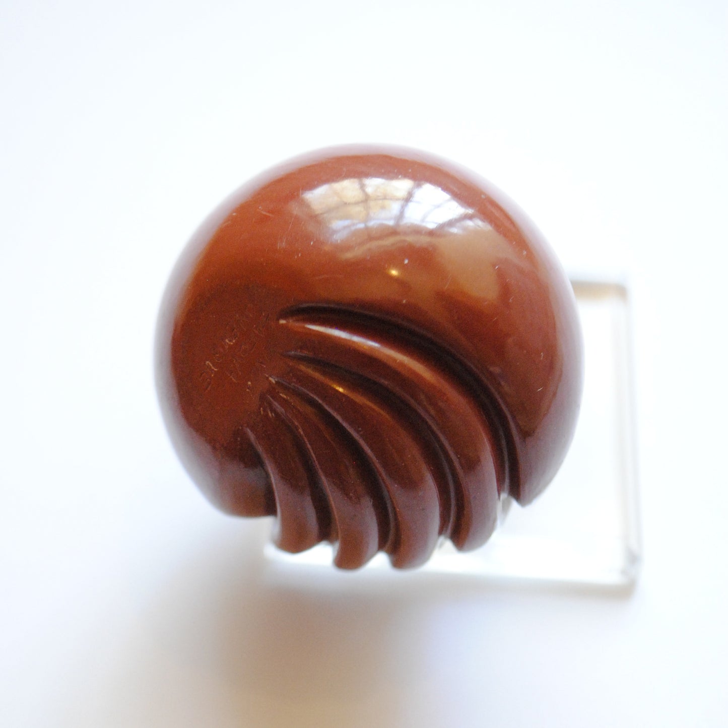 Small Redware Bowl by Linda Tafoya - Santa Clara