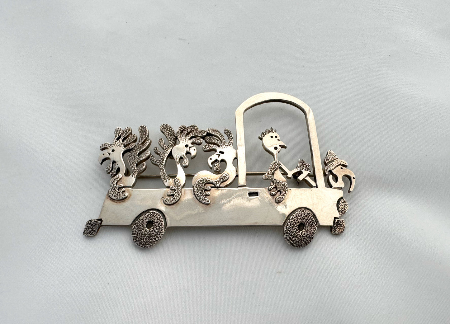 Birds in a Truck pin by Darrell Jumbo (Navajo)