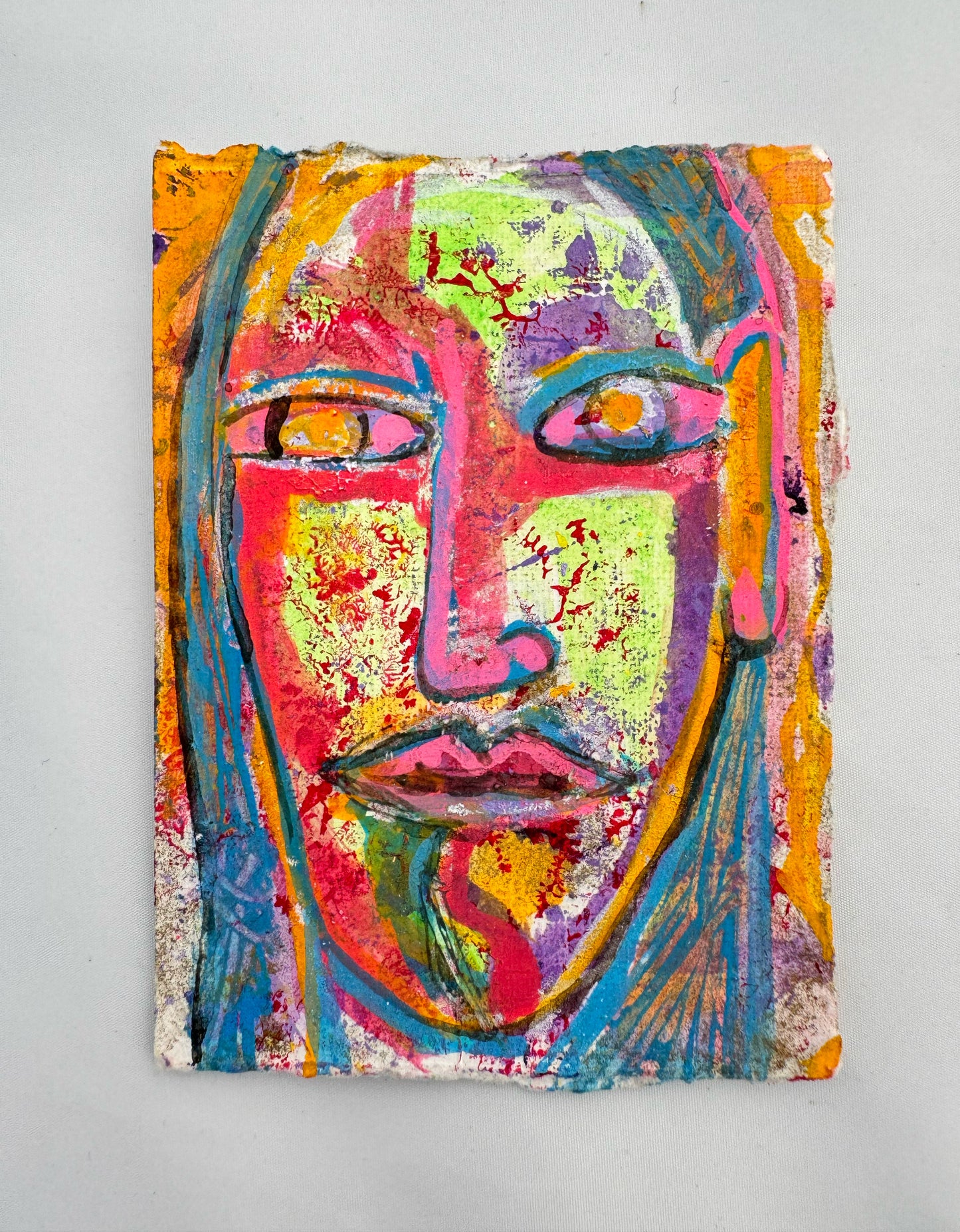 Painting on Paper by Ishkoten Dougi, Jicarilla Apache/Navajo