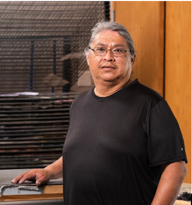 March 28 Printmaking workshop with artists Marwin Begaye and Darby Raymond-Overstreet.