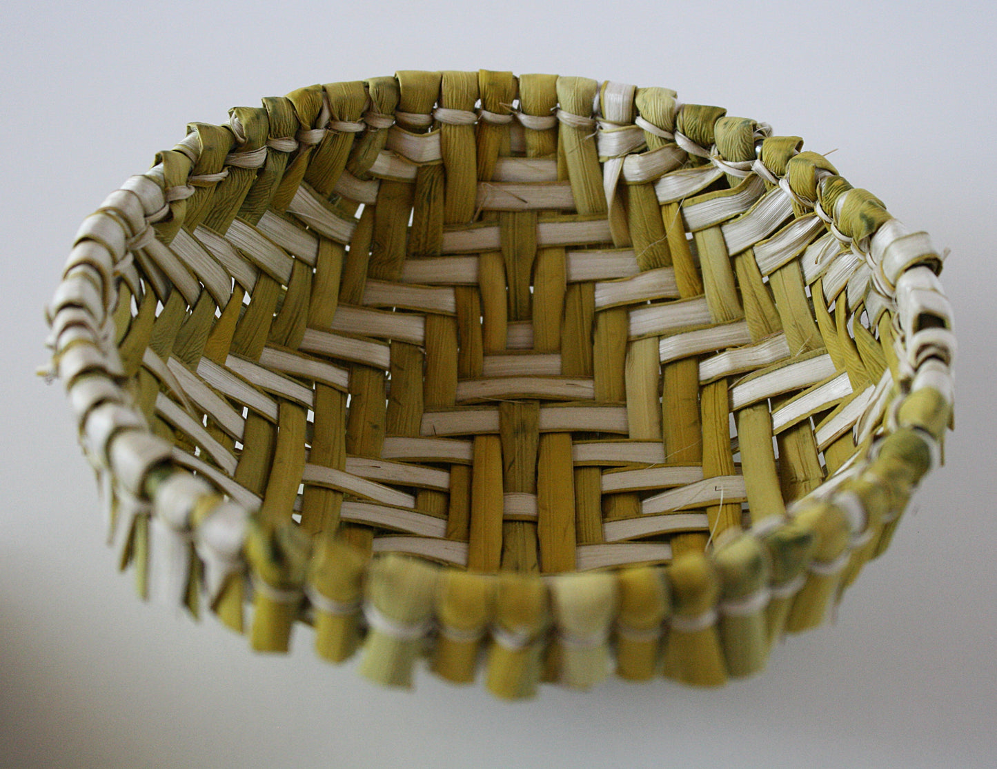 Yellow Sifter Basket by Shanna Patterson Lalo - Hopi