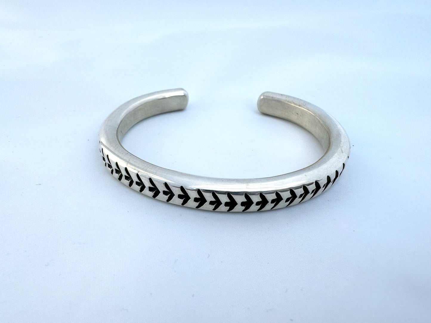 Stamped Bracelet by Waddie Crazyhorse (Cochiti)