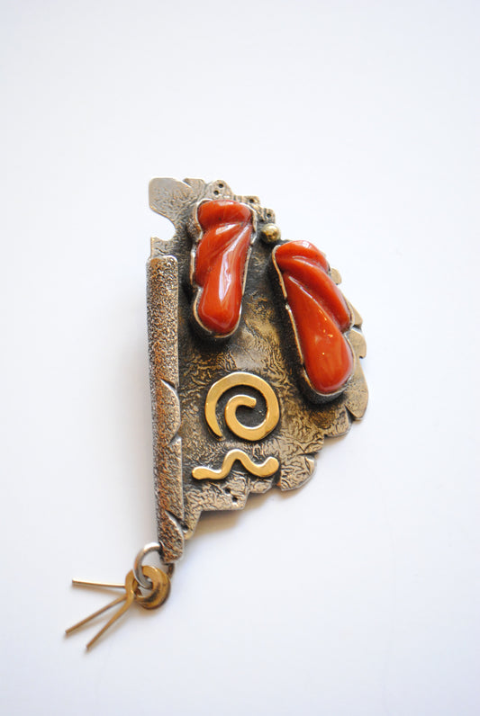Abstract Pendant by Jolene Eustace of Cochiti and Zuni