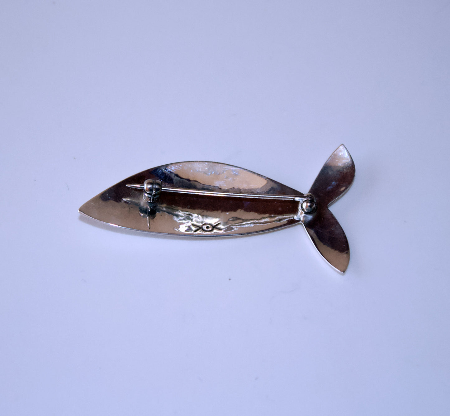"Fishy" Pin by Norbert Peshlakai - Navajo