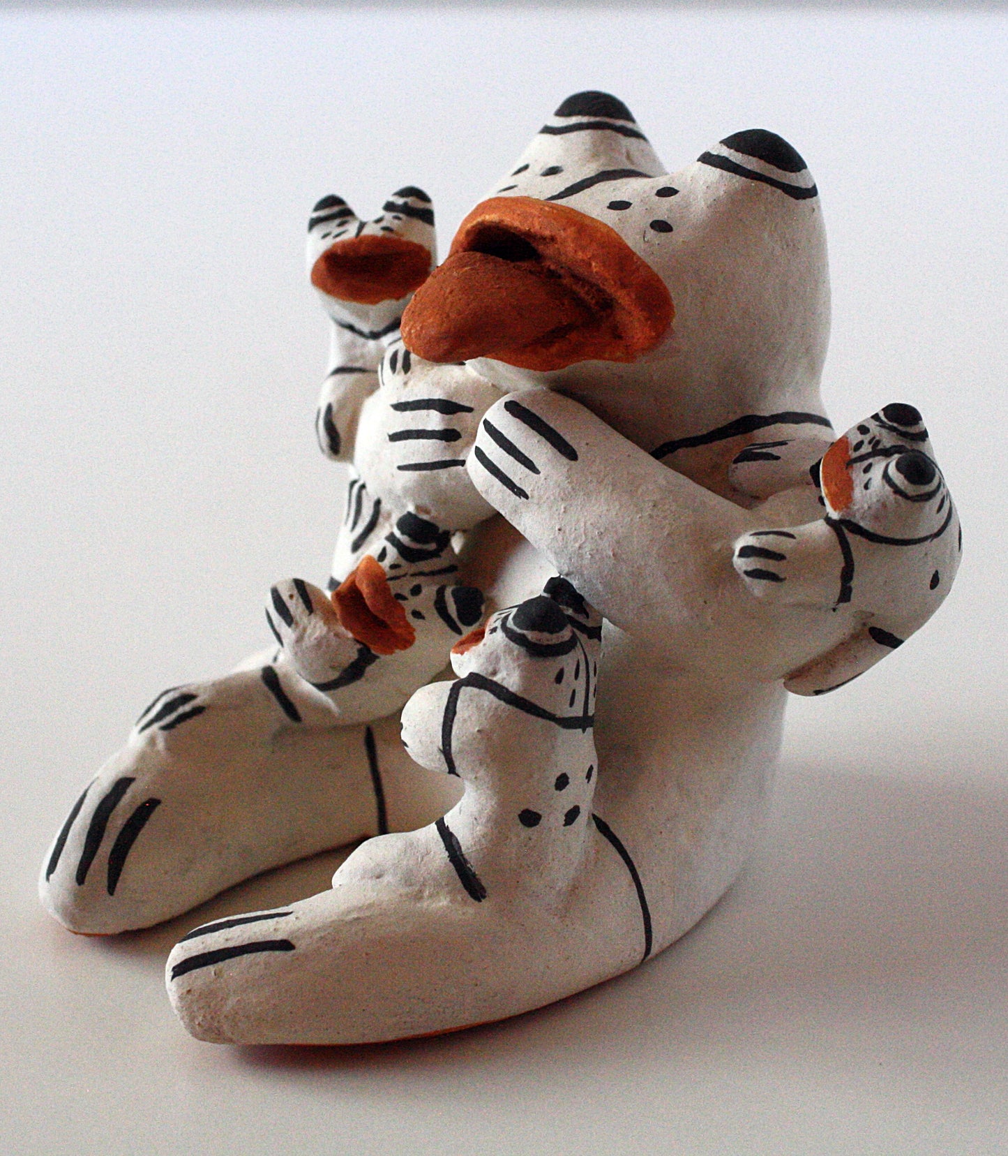 Clay Frog Figurine by Maria P. Romero - Cochiti