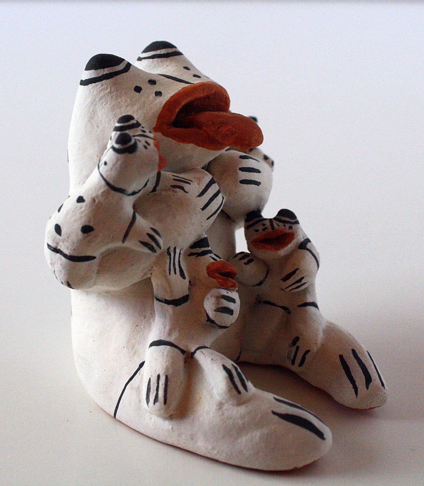 Clay Frog Figurine by Maria P. Romero - Cochiti