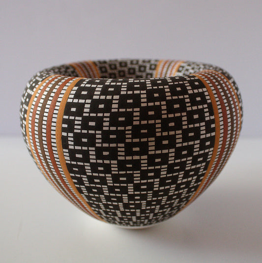 "Infinity" Rim Bowl by Frederica Antonio - Acoma