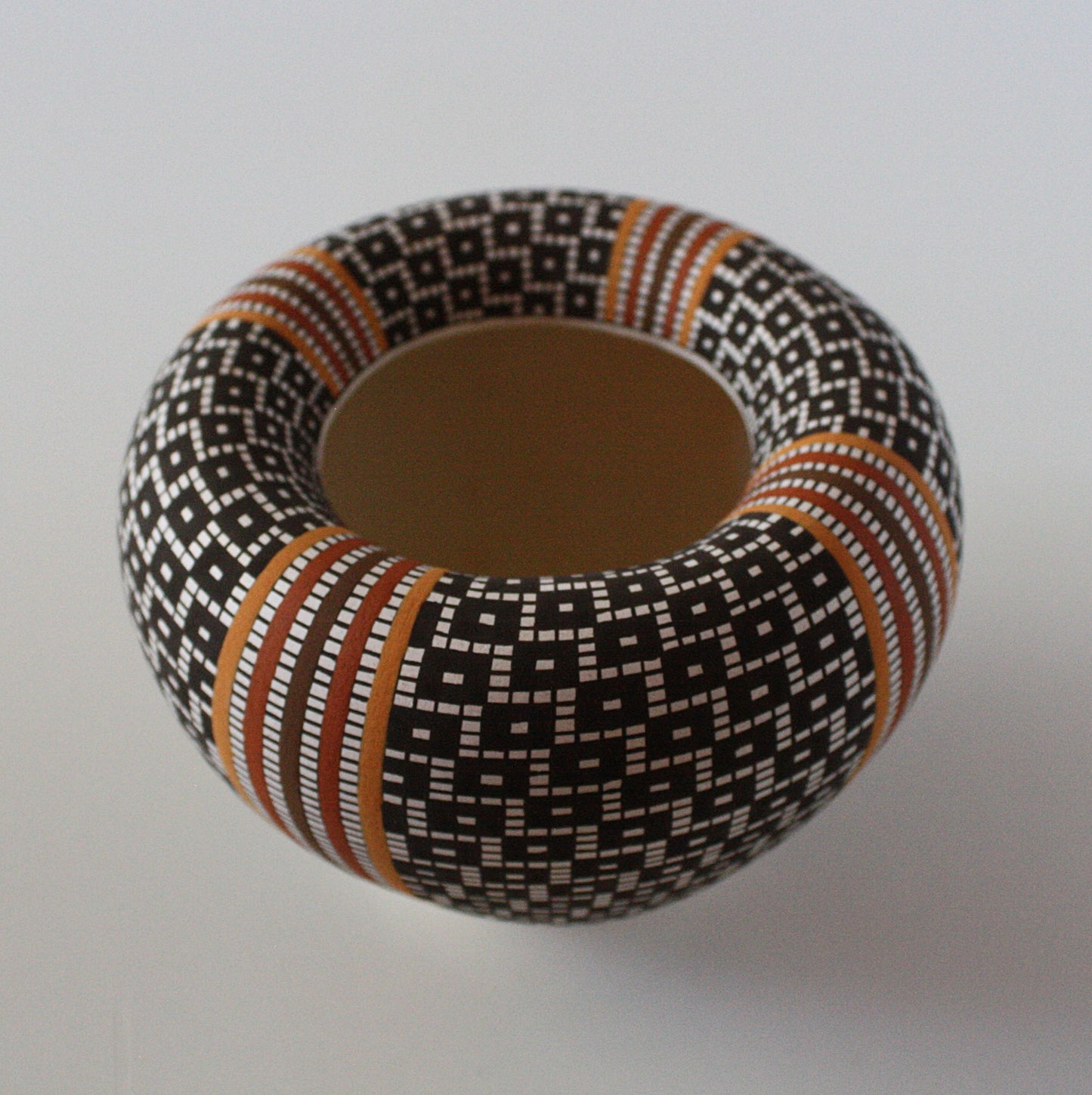 "Infinity" Rim Bowl by Frederica Antonio - Acoma