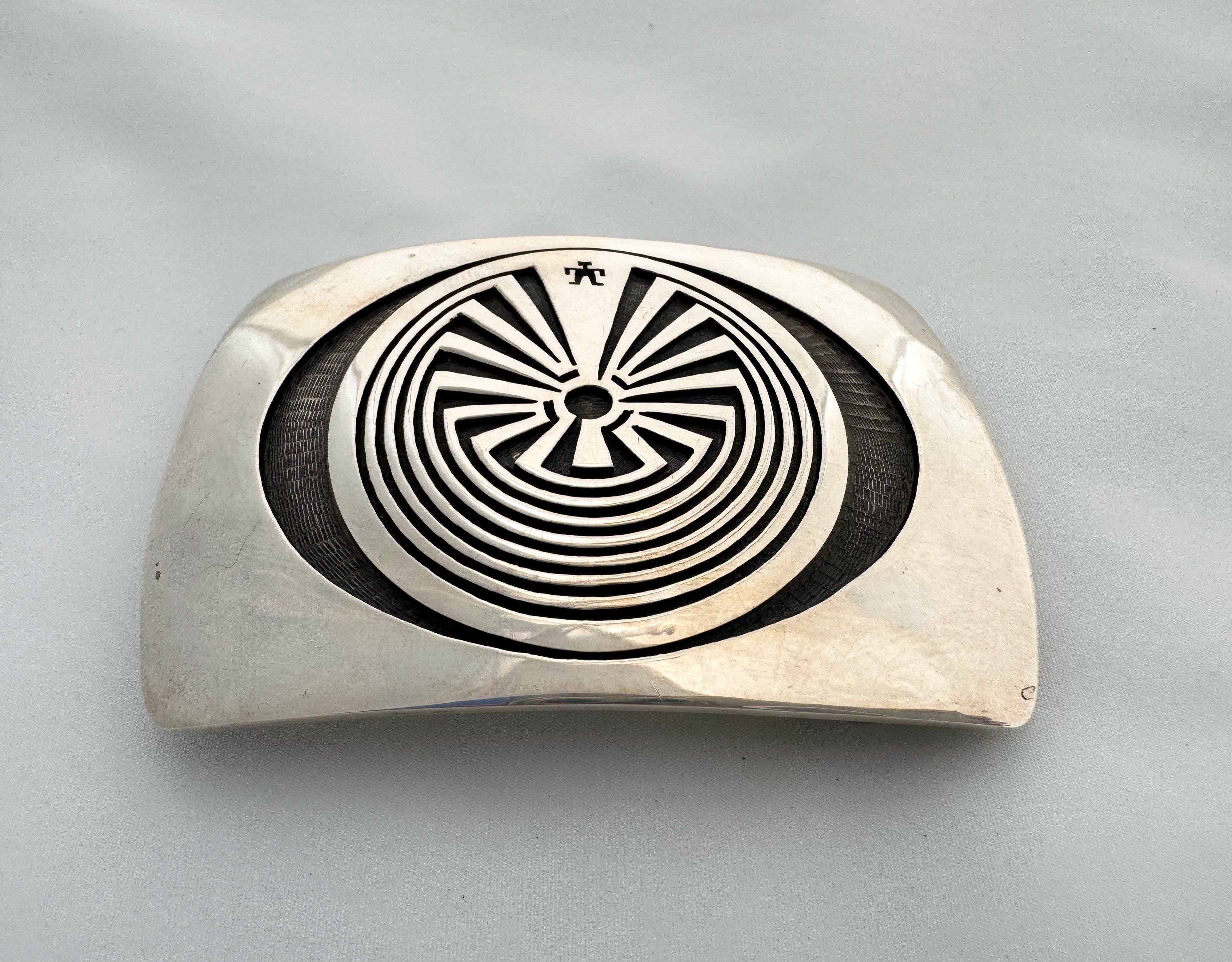 Man in the Maze Buckle by Jason Takala(Hopi) – Case Trading Post at the ...
