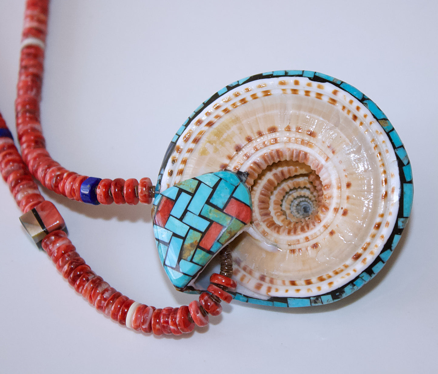Reversible Shell Pendant by Charlene Reano - San Felipe