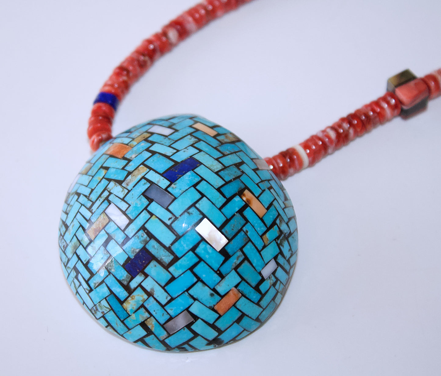 Reversible Shell Pendant by Charlene Reano - San Felipe